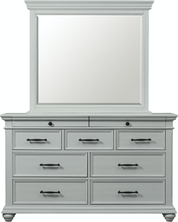 Slater Mirror in Grey - Jack’s Furniture and More (Laredo, TX)