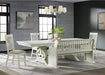 Stone Slat Back Dining Bench in White - Jack’s Furniture and More (Laredo, TX)