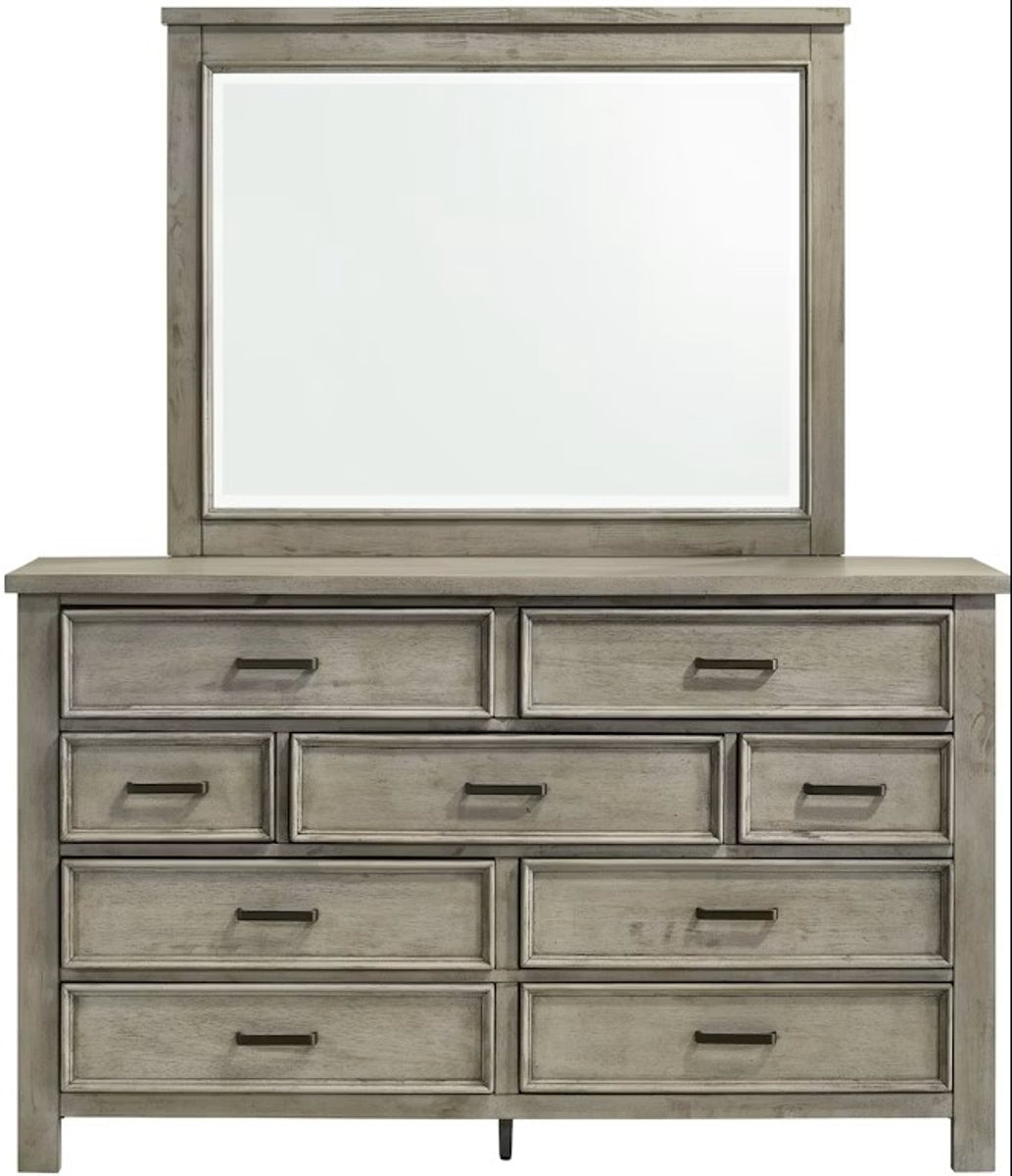Sullivan Mirror in Drift Grey - Jack’s Furniture and More (Laredo, TX)
