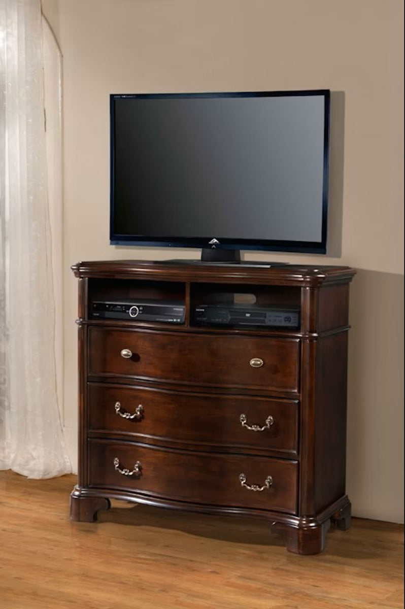 Tabasco Tv Chest in NC Cherry Lacquer - Jack’s Furniture and More (Laredo, TX)
