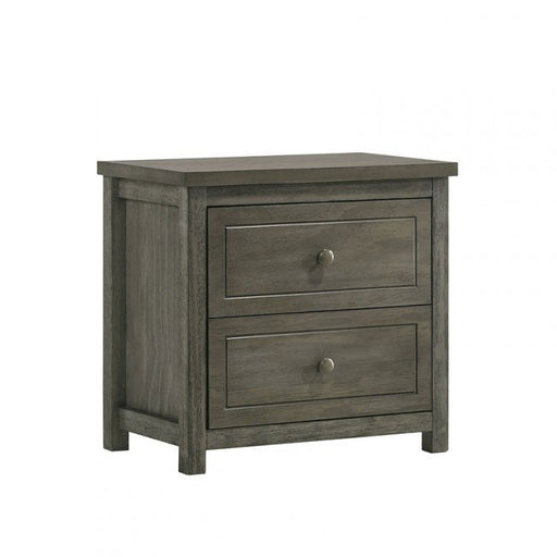Elements International Trey Youth Nightstand in Grey image