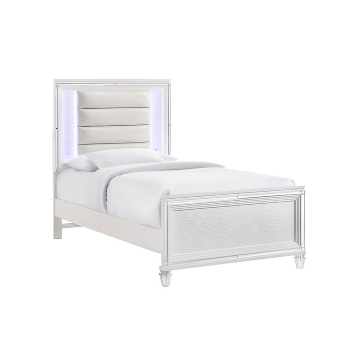 Twenty Nine Youth Twin Panel Bed in White - Jack’s Furniture and More (Laredo, TX)