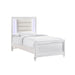 Twenty Nine Youth Twin Panel Bed in White - Jack’s Furniture and More (Laredo, TX)
