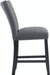 Tuscany Counter Height Side Chair (Set of 2) in Black/White - Jack’s Furniture and More (Laredo, TX)
