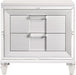 Elements International Twenty Nine Nightstand in White image