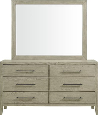 Versailles Mirror in Grey - Jack’s Furniture and More (Laredo, TX)