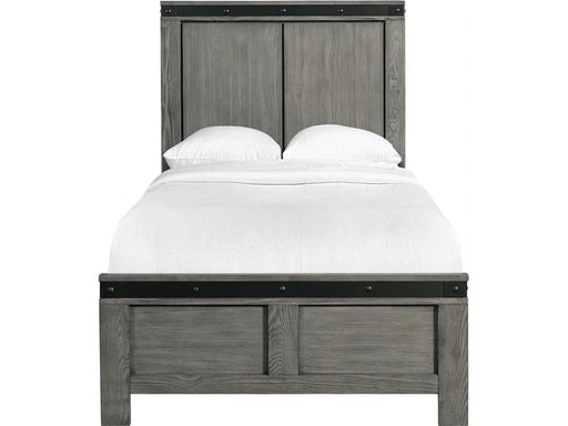 Elements International Wade Twin Bed in Gray image