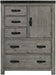 Elements International Wade Door Chest in Gray image