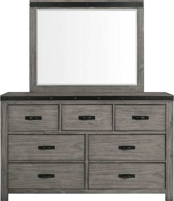 Wade Mirror in Gray - Jack’s Furniture and More (Laredo, TX)