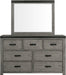 Wade Dresser in Gray - Jack’s Furniture and More (Laredo, TX)
