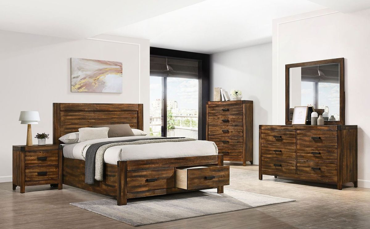 Warner Youth Mirror in Chestnut - Jack’s Furniture and More (Laredo, TX)